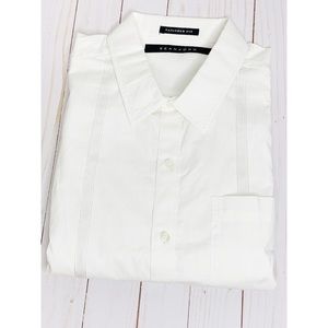 Sean John Men’s Casual Button down Shirt White XXL